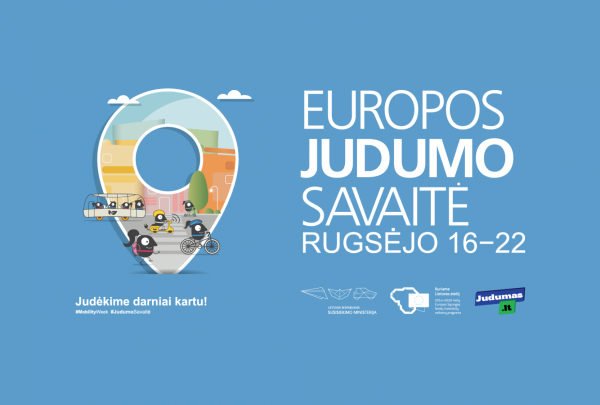 Į Lietuvą atkeliauja rugsėjo 16–22 d. vyksianti Europos judumo savaitė: prie Vilniaus šiemet jungiasi visos Lietuvos miestai