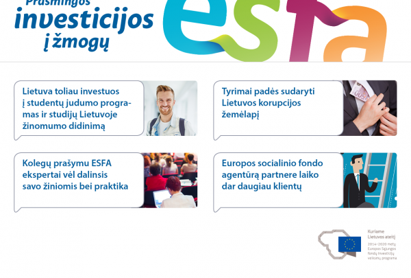 Kviečiame skaityti ESFA naujienlaiškį Nr. 18