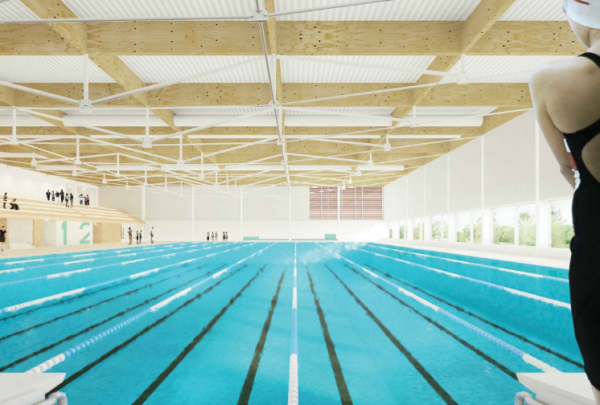 Meilutytėms auginti: pirmasis Lietuvoje olimpinis baseinas su pakeliamu dugnu