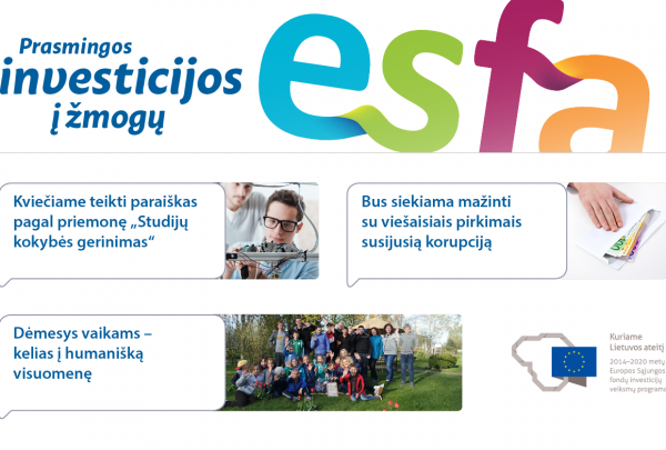 Kviečiame skaityti ESFA naujienlaiškį Nr. 26!