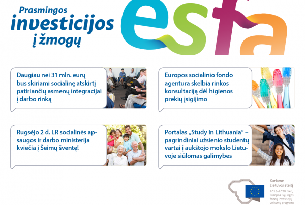 Kviečiame skaityti ESFA naujienlaiškį Nr. 32!