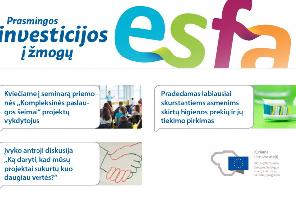 Kviečiame skaityti ESFA naujienlaiškį Nr. 36!