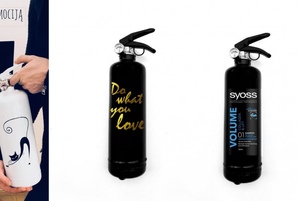 Verslą pradėjo su mintimi, kad net gesintuvas gali būti stilingas