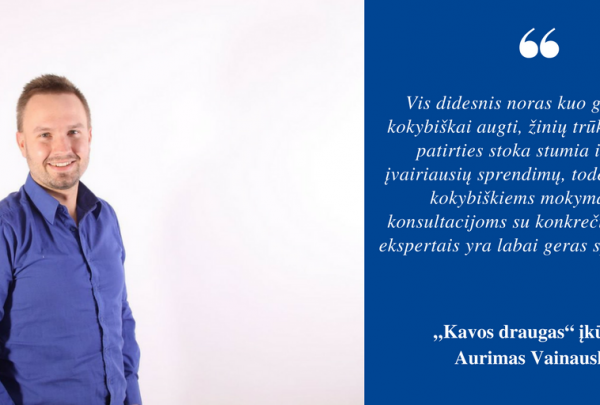 „Kavos draugo“ įkūrėjas Aurimas: „Lietuva yra pati geriausia vieta kurti verslą“
