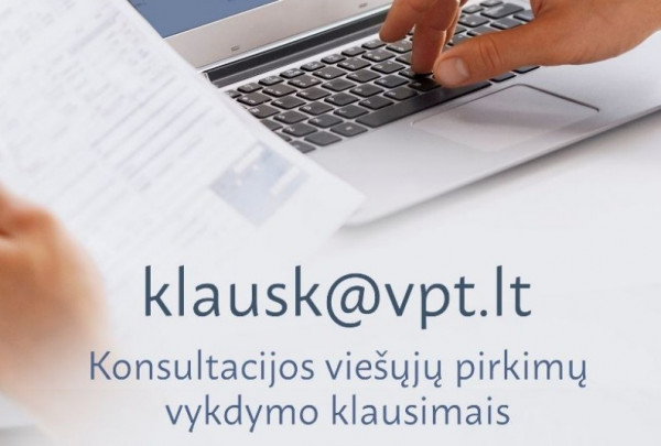 Viešųjų pirkimų tarnyba konsultacijas perkelia į elektroninę erdvę