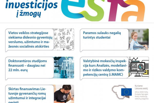 Kviečiame skaityti ESFA naujienlaiškį Nr. 4