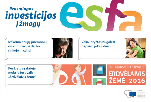 Kviečiame skaityti ESFA naujienlaiškį Nr. 9
