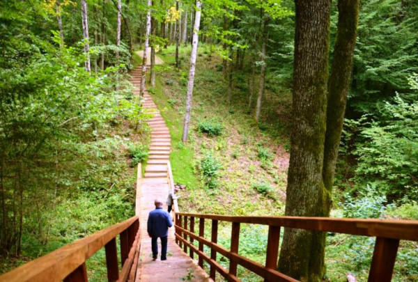 Naujas pažintinis takas Salantų regioniniame parke