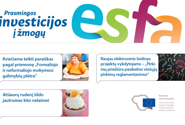 Kviečiame skaityti ESFA naujienlaiškį Nr. 37!