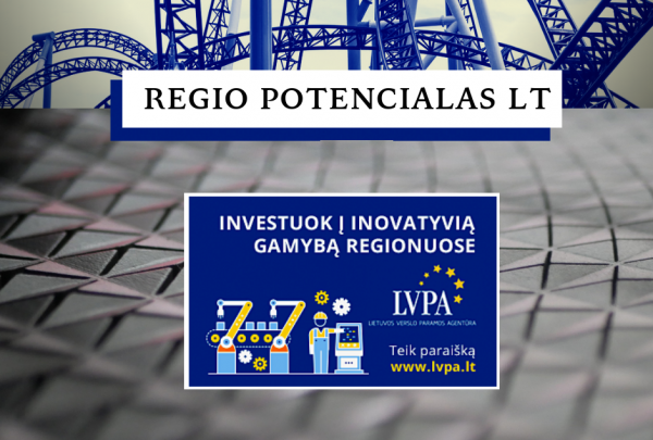Investicijoms į gamybinius pajėgumus regionuose – 20 mln. Eur