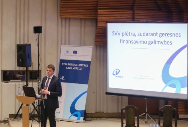 Konferencija "SVV plėtra, sudarant geresnes finansavimo galimybes" 