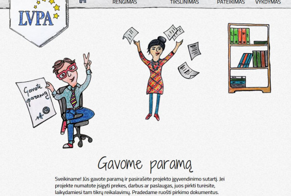 LVPA sukurtas infografikas -  vykdantiems ne viešuosius ES projektų pirkimus 